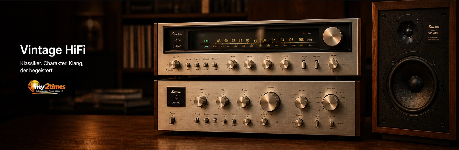 Klang der begeistert. Unsere vintage HiFi Geräte